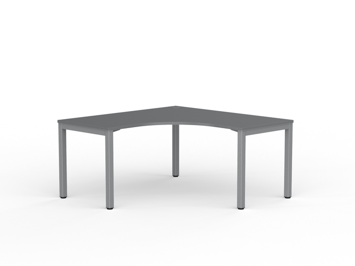 Cubit Workstation 1800mm x 1800mm x 700mm - Silver Frame (Choice of Worktop Colours) Silver KG_NCBW187_S
