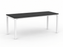 Knight's Cubit Desk 1800mm x 800mm, White Frame (Choice of Worktop Colours) Black KG_NCBD18_W_BL