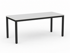 Knight's Cubit Desk 1800mm x 800mm, Black Frame (Choice of Worktop Colours)