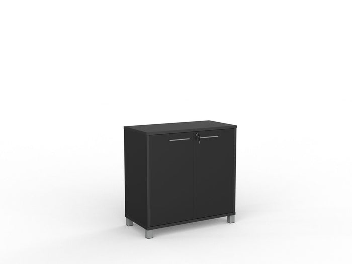 Knight's Cubit 900mm Cupboard - Black