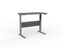 Knight's Cubit Highrise Height Adjustable Electric Standing Desk, Silver Frame, 1200mm x 700mm (Choice of Desktop Colours)