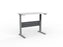 Knight's Cubit Highrise Height Adjustable Electric Standing Desk, Silver Frame, 1200mm x 700mm (Choice of Desktop Colours)