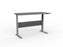 Knight's Cubit Highrise Height Adjustable Electric Standing Desk, Silver Frame, 1500mm x 800mm (Choice of Desktop Colours)