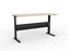 Knight's Cubit Highrise Height Adjustable Electric Standing Desk, Black Frame, 1800mm x 800mm (Choice of Desktop Colours)