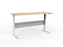 Knight's Cubit Highrise Height Adjustable Electric Standing Desk, White Frame, 1800mm x 800mm (Choice of Desktop Colours)