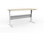 Knight's Cubit Highrise Height Adjustable Electric Standing Desk, White Frame, 1800mm x 800mm (Choice of Desktop Colours)