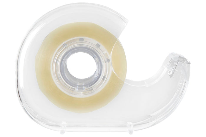 Cumberland Clear Tape in Dispenser, 18mm x 33m, Pack of 12 AO7161