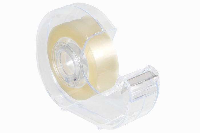 Cumberland Clear Tape in Dispenser, 18mm x 33m, Pack of 12 AO7161