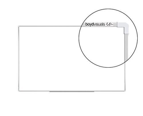 Custom Gridded Lacquered Whiteboard 600 x 600mm - Magnetic BVWL0606-CG