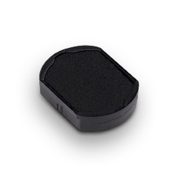 Custom Made Rubber Stamp, Self-Inking, 18mm Round Print Area, Trodat 46019 Black ER46019C-BK