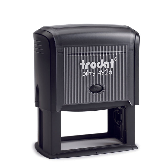 Custom Made Rubber Stamp, Self-Inking, 74mm x 37mm Print Area, Trodat 4926 Please select pad colour ER4926C