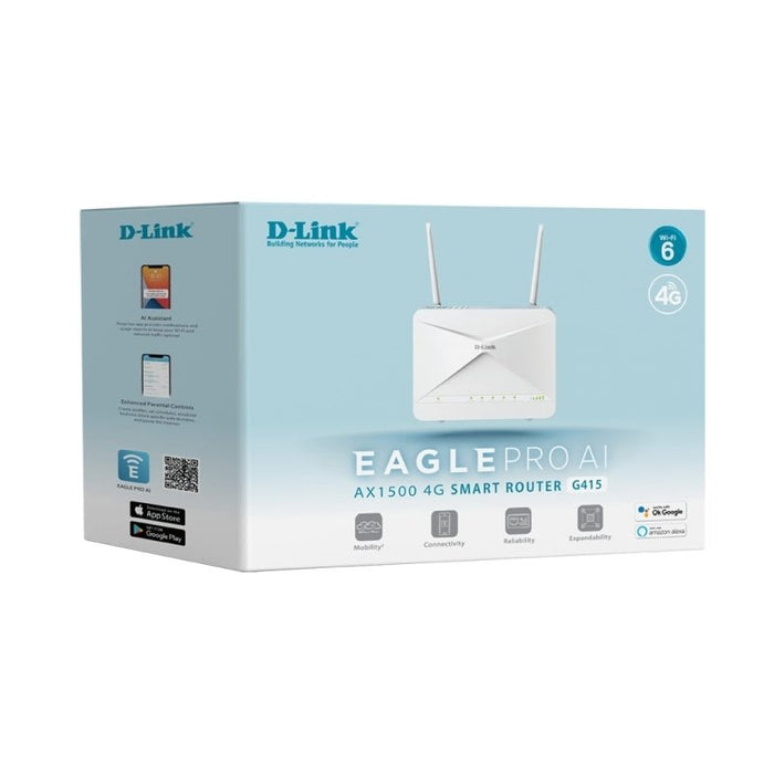 D-Link AX1500 EAGLE PRO AI AX1500 4G Smart Router DSDLG415