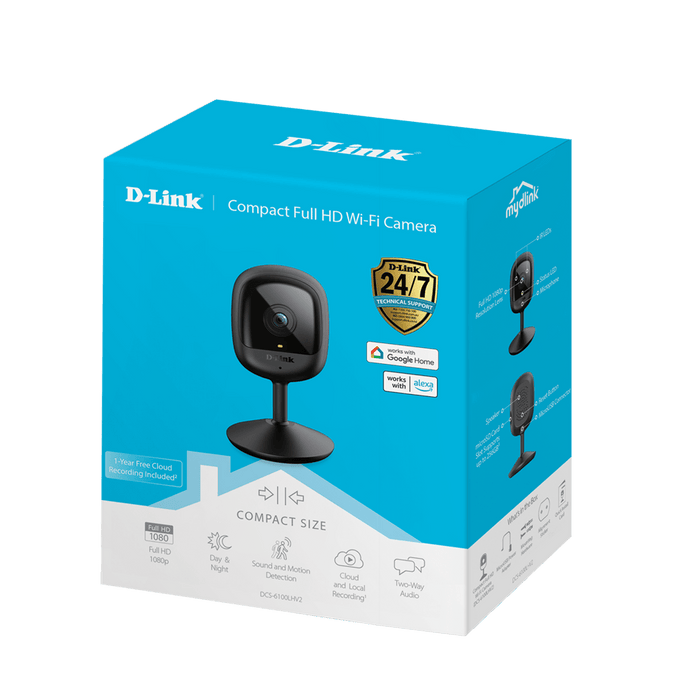 D-LINK DCS-6100LHV2 Compact Full HD Wi-Fi Camera DSDLDCS6100LHV2