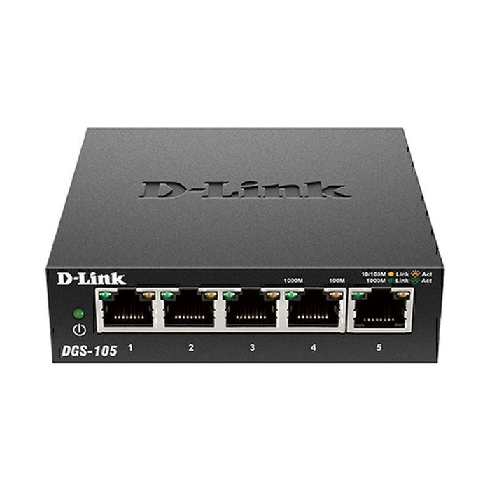 D-Link DGS-105 5-Port Gigabit Desktop Switch DSDLDGS105