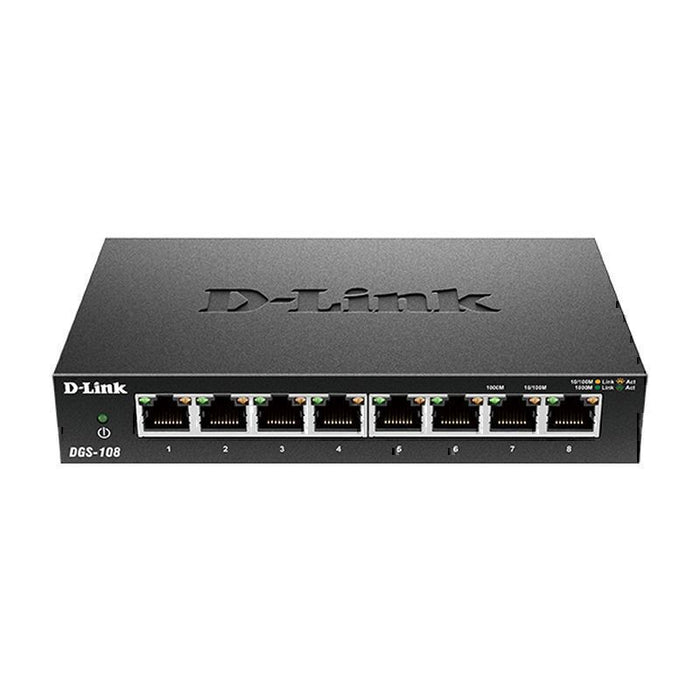 D-Link DGS-108 8-Port Gigabit Desktop Switch DSDLDGS108