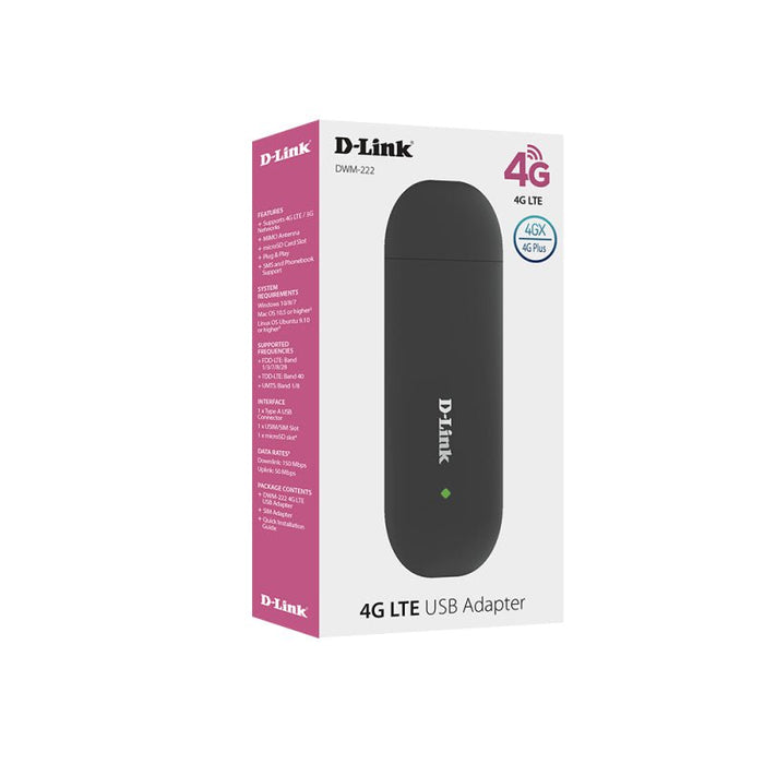 D-Link DWM-222 4G LTE USB Adapter DSDLDWM222