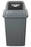 Cleanlink 60L Rubbish Bin with Spring Loaded Bullet Lid, Grey