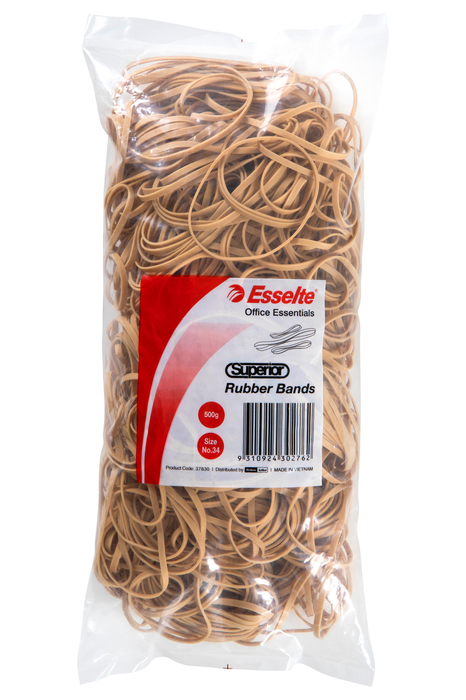 Esselte Superior Rubber Band #34 x 500gm