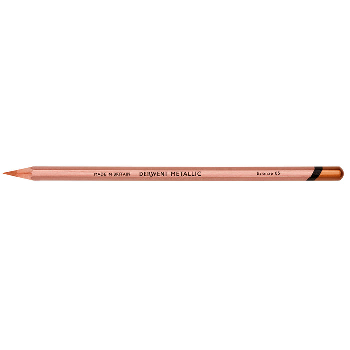 Derwent Metallic Pencil Bronze x 6's pack