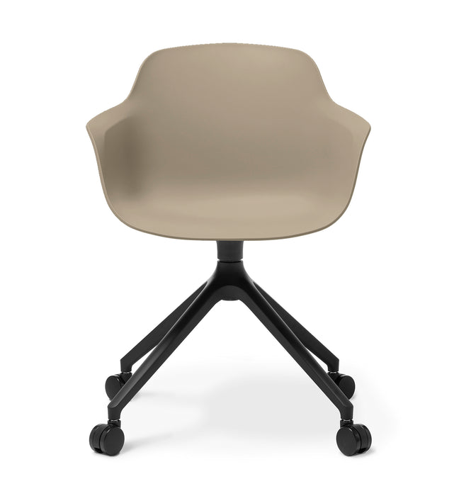 Eden Loria Armchair Fixed Height Swivel with Castors