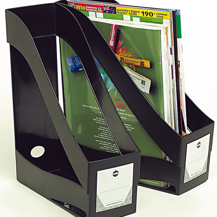 Marbig Enviro Magazine Holder, Black