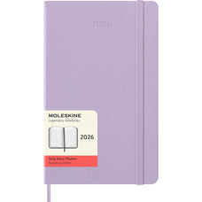2026 Moleskine Diary 12 Month Daily, Hard Cover, 210mm x 130mm Large, Pastel Lilac