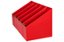 Marbig Narrow Book Box Red 5's pack