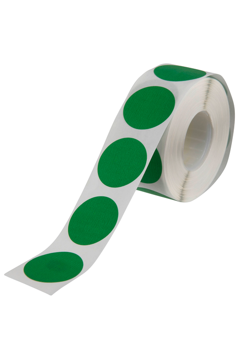 Quikstik Green Circular Labels 24mm