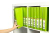 Marbig Overlay Insert Cover A4 Ring Binder 2/25 Lime