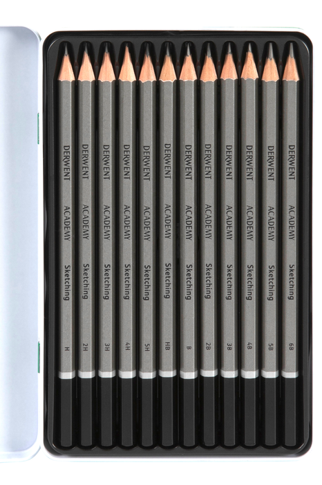 Derwent Academy Sketching Pencil Full Height 12's (2301946F)