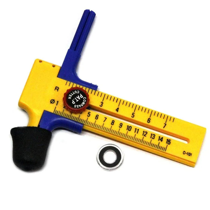 Dafa C-101 Compass Cutter 6 Blades 2 Leads - 1cm to 15cm CXSURKNC101P