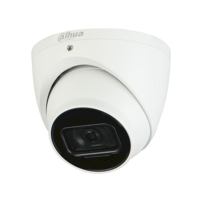 DAHUA 5MP Lite IR Fixed-focal Eyeball Network Camera with 2.8 & 3.6mm Lens. SMART H.264+/H.265+. IR 40m. WRD, 3D NR, HLC, BLC & Digital Watermarking. Intrusion & Tripwire.12V DC/PoE. IP67. CDIPC-HDW2531AS-S2