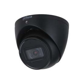 DAHUA 6MP IR Fixed Focal Eyeball WizSense Network Camera. 2.8 mm; 3.6mm Focal Length. 3072x2048 @25fps. Built-in IR LED. Max. IR Distance 50m. H.265 codec, 3D DNR, HLC, BLC. IP67. PoE. Black CDIPC-HDW3641E-BLK