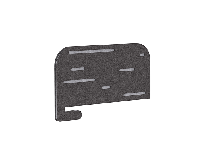 Knight's Dart E-panel Slide-On Desk Screen 750mm x 470mm (Sits 395mm above Desk)