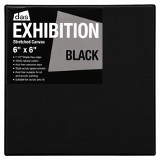 DAS 1.5 Black Exhibition Canvas 6" x 6" CXCANEB5305B0606