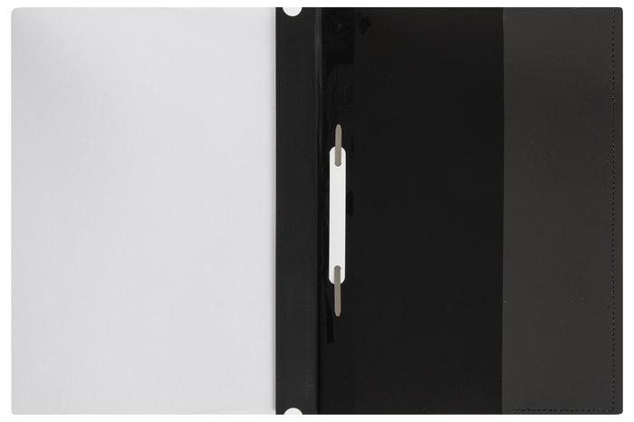 Marbig A4 Deluxe Flat File, Clear Front Cover, Black