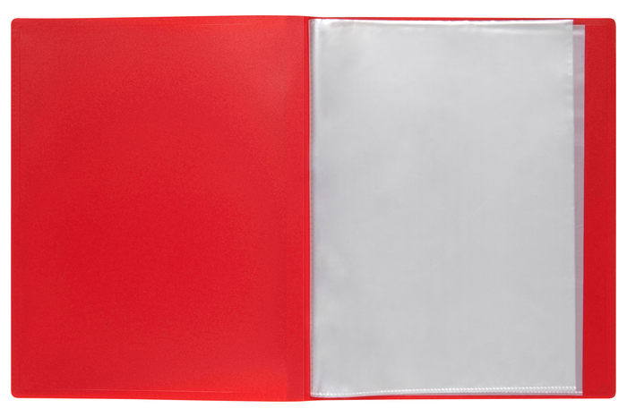 Marbig A4 Insert Cover Display Book 20 pocket Red