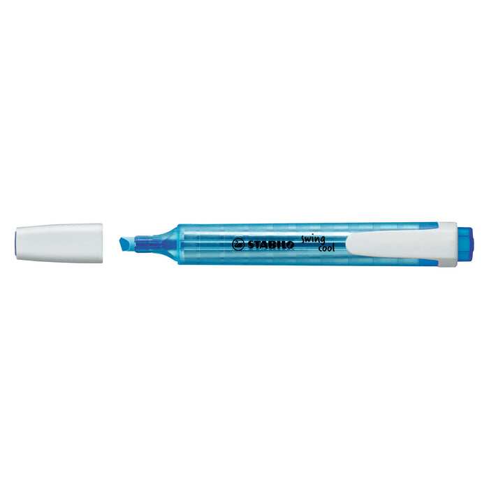 Stabilo Swing Cool Highlighter Blue, Box of 10 (275/31)