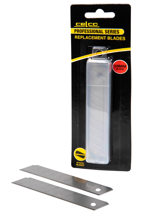 Celco 18mm Utility Cutter Replacement Blades 6's pack