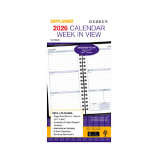 Debden 2026 Dayplanner Slim Week to View Refill CX1001759