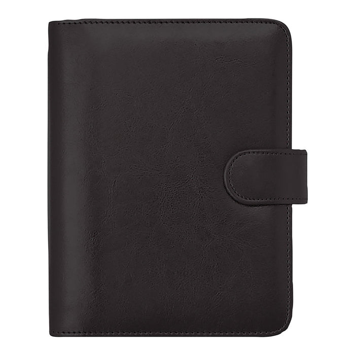 Debden 6 Ring Personal Dayplanner with Snap Closure Black FPCDPR2599