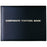 Debden Corporate Visitors Book 300x200mm PU Black CX1001214