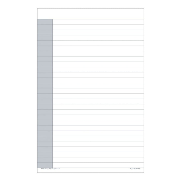Debden Dayplanner Desk Note Pads Refill 2 Pack CX1001200
