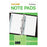 Debden Dayplanner Desk Note Pads Refill 2 Pack CX1001200