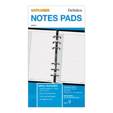 Debden Dayplanner Personal Note Pads Refill 2 Pack, 96mm x 172mm CX1001208