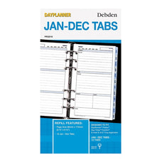 Debden Jan to Dec Tabs for 6 Ring Personal Dayplanner FPCDPR2010