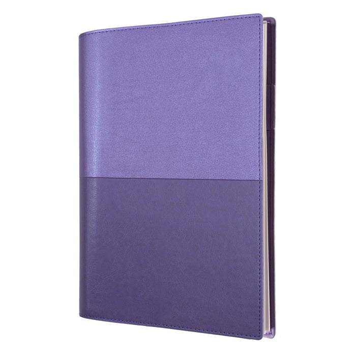 Debden Vanessa Ruled Notebook, Wiro Bound, A5 148mm x 210mm, 192 Pages, Lilac CX1002233