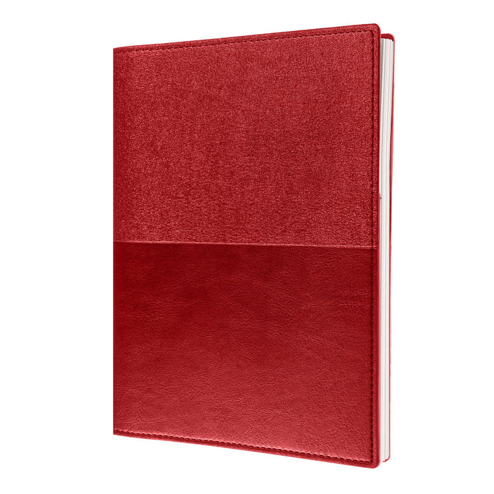 Debden Vanessa Ruled Notebook, Wiro Bound, A5 148mm x 210mm, 192 Pages, Red CX1002237