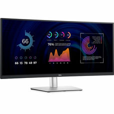 Dell P3424WE 34" Class WQHD Curved Screen Gaming LED Monitor - 21:9 - Black - 34.1" Viewable - In-plane Switching (IPS) Technology - Edge WLED Backlight - 3440 x 1440 - 1.07 Billion Colors - 300 cd/m² - 5 ms - 60 Hz Refresh Rate - HDMI - DisplayPort - USB IM5905579