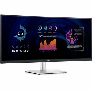 Dell P3424WE 34" Class WQHD Curved Screen Gaming LED Monitor - 21:9 - Black - 34.1" Viewable - In-plane Switching (IPS) Technology - Edge WLED Backlight - 3440 x 1440 - 1.07 Billion Colors - 300 cd/m² - 5 ms - 60 Hz Refresh Rate - HDMI - DisplayPort - USB IM5905579
